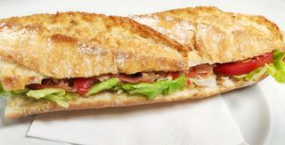 Bocadillo frío vegetal vegano