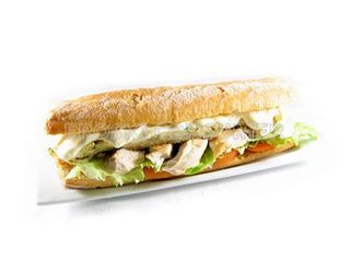 Bocadillo de pechuga de pollo