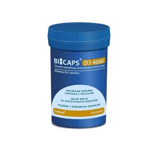 Bicaps Witamina D3 4000 IU 120 porcji 120 kapsułek ForMeds