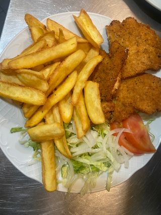 Plato filete de pollo