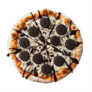 Pizza de oreo