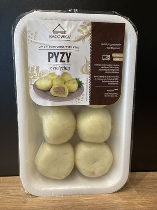 Pyzy z cielęciną