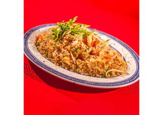 Chaufa de langostinos