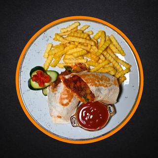 Spicy beefsteak wrap