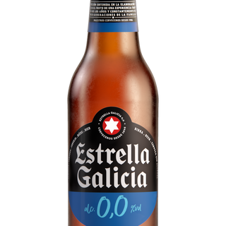 Estrella Galicia 0'0 botellín (330ml.)