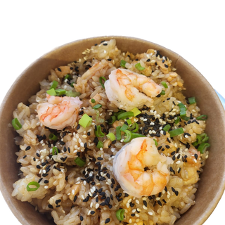 Рис с семгой с креветками 