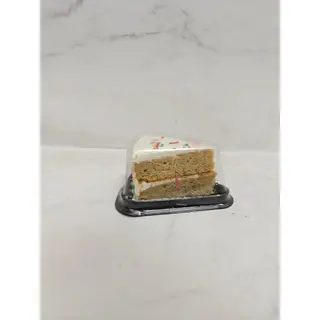Vanilla cake slice