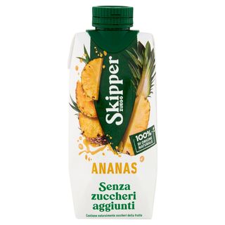 SKIPPER Succo d'ananas senza zuccheri brik 33 cl