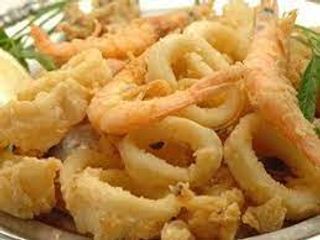 Frittura di gamberi e calamari
