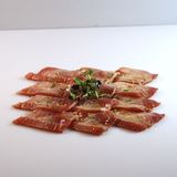 Carpaccio flambe  di Tonno