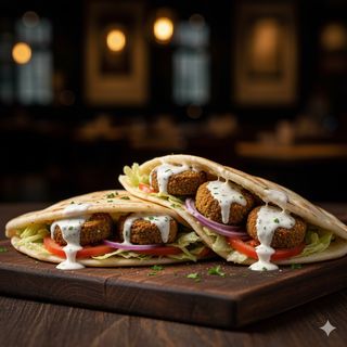 Piadina falafel