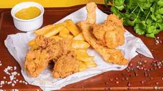 Box 3 wings & 2 strips