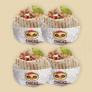 4 Pitas Chicks au choix