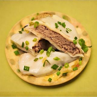Pierogi z wątróbką z jabłkiem