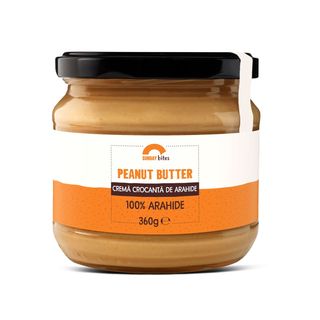 Sunday Bites Cremă crocantă de arahide 360g