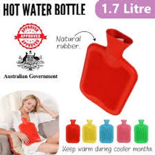 Bag Water Bouteille Hot 2 Litres Rougeزجاجات المياه الساخنة للألام والأوجاع