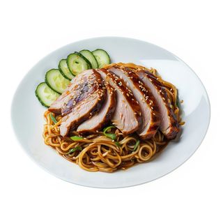 Yakisoba Con Pato Laquiado