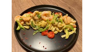 Tagliatelle cu creveți