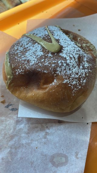 Bomboloni a forno pistacchio