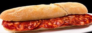 Bocadillo chorizo ibérico