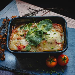 Lasaña boloñesa de ternera