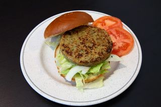Hamburguesa clásica vegana
