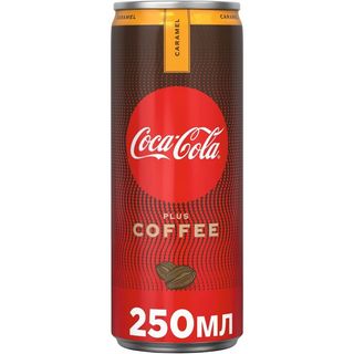 Coca cola plus coffee caramel  can