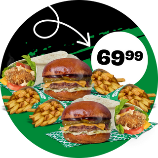 2x WYPASIK + 2x WŁAP + 4x FRYTKI