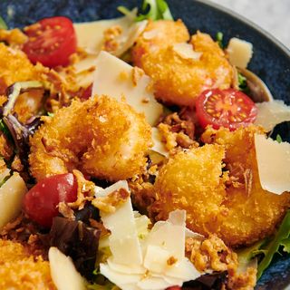 Ensalada César Con Gambas