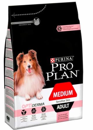 ProPlan Dry Food for Adult Dogs (Medium Sensitive Skin) 1kg (with Salmon)