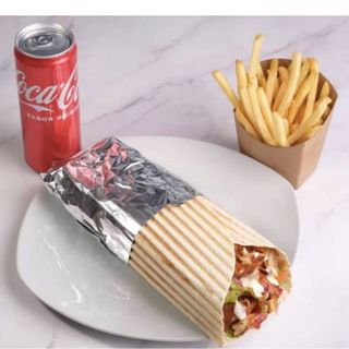 Menu Durum Kebab Com Batata Frita é Bebida