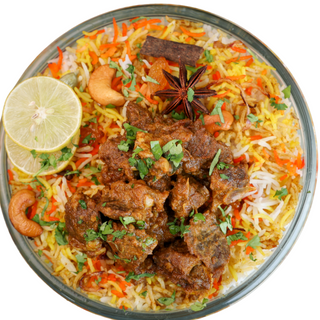 Mutton (cordero) biryani