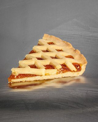 Crostata a porzioni albicocca