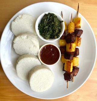 Pork and Pineapple Skewers