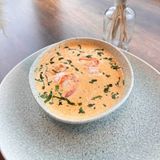 Supă cremă de creveți