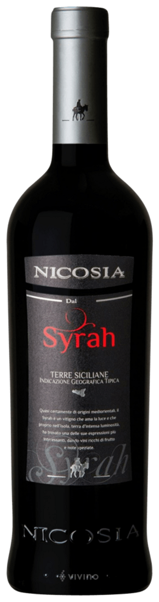 Bottiglia vino Rosso Syrah