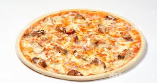 Pizza kebab e funghi