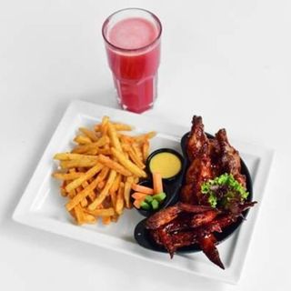 Chicken Wing Meal Combo