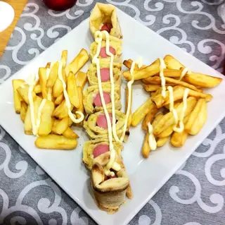 Pizza sushi Western