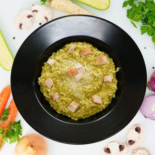 Pollo e pesto rižoto