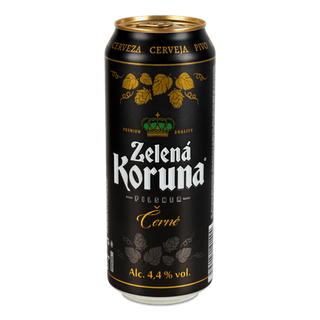 Пиво Zelena Koruna Cerne темне з/б (0,5л)
