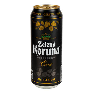 Пиво Zelena Koruna Cerne темне з/б (0,5л)