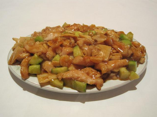 164. Пиле със скариди