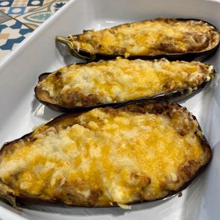 Berenjenas rellenas de carne
