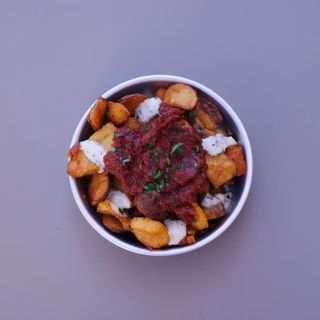 Patatas bravas Mas Vell