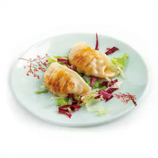 1010. Gyozas De Pollo A La Plancha (4 Pzs.)