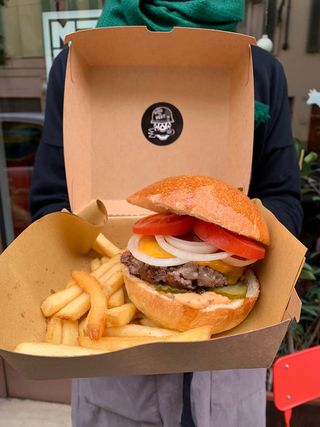 Mek BURGER + Patatine Stick e Bibita