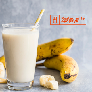 Batido Plátano con Leche 