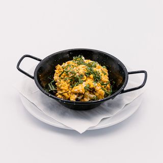 Ovos com Espargos e Bacon