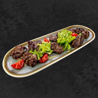 Патешки сърца на скара